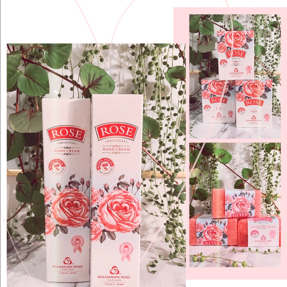 🌸 BUNDLE ROSE HAND CREAM AND SOAPS 🌸